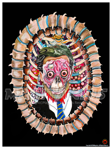 El Zombie Dente' Poster Print-Magitarius.com
